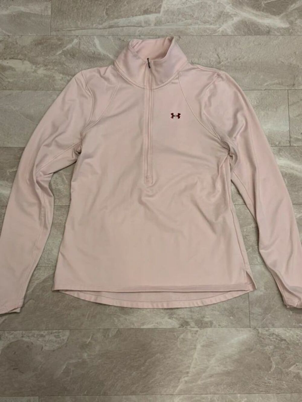 Under Armour 1/2 Zip Pink Size Small
